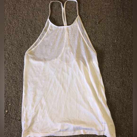 White lululemon tank, size 8 - Picture 2 of 4